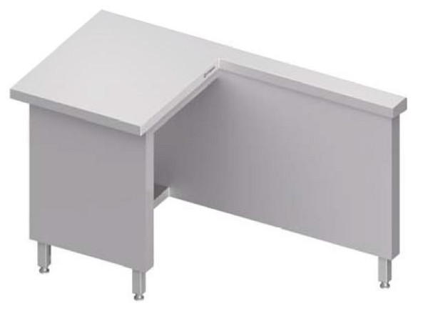 Stalgast kassastation "Free Flow" werkgebied links 1400x735x880 mm RVS deksel, FF14133
