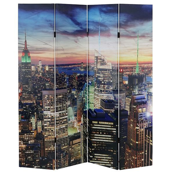 Mendler LED-scherm scheidingswand New York, timer, netvoeding 180x160cm, 28 LED's, 34101