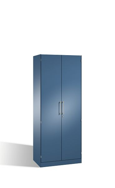 C+P vleugeldeurkast Asisto, H1980xB800xD435mm, kleur: verre blauw, beugelgreep, 5 FH, 141003-000 S10181