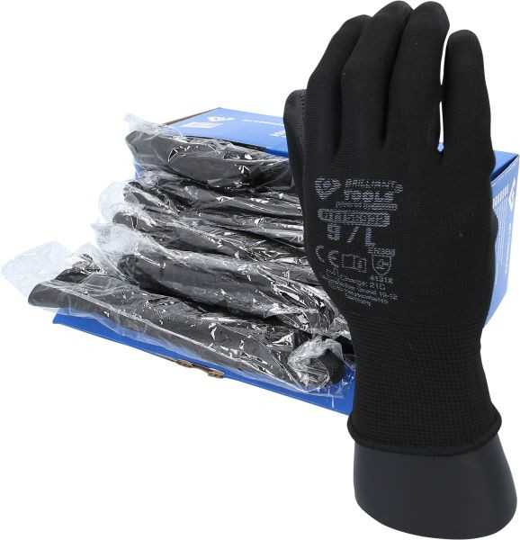 Brilliant Tools microfijngebreide handschoenen, maat 9/L, BT156932