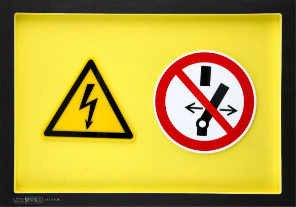 KS Tools systeeminzetstuk voor werkplekbeveiliging, 15 stuks, 117.6108