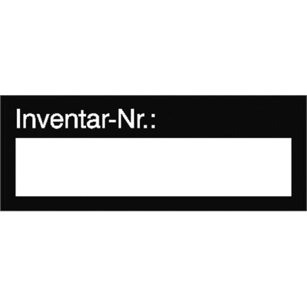 Stein HGS HGS inventaris-identificatielabels, rood, afmetingen (BxH): 40 x 15 mm, 30.1742