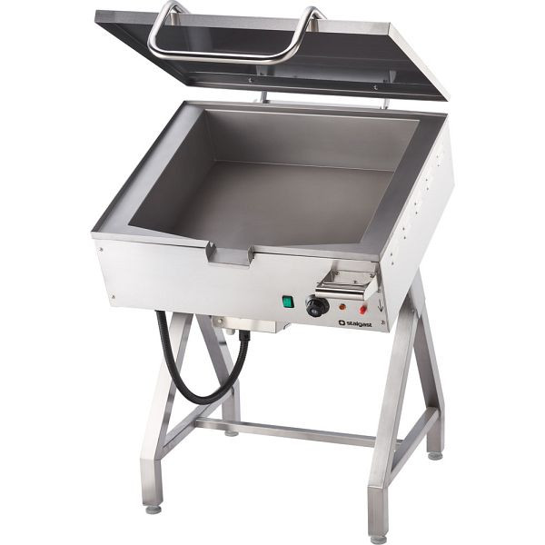 Stalgast kantelbare koekenpan, 100 koteletten / uur, 700 x 786 x 912 mm (BxDxH), FS0470S