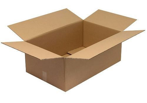 TransPak golfkartonnen vouwdoos, 2-wandig, binnenafmetingen 800 x 500 x 300 mm, kwaliteit 2.30BC, VE 15, 299415