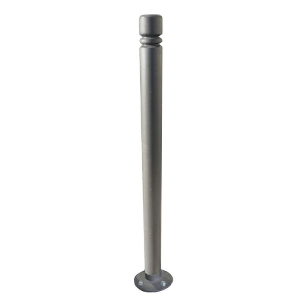 Stone tuinpaal HGS -Trend-, RAL 3004 paarsrood, stalen buis Ø 76 mm, montage: voor pluggen, 22577
