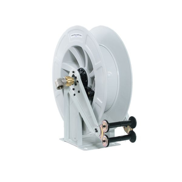 Ebinger slanghaspel OSK 500 met ABS-kunststof behuizing, as van gelakt stalen frame, medium: koud water, zonder slang, 1/2" IT-aansluiting, 3.500.100