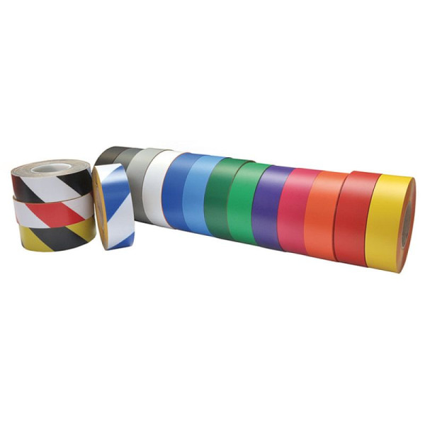 Stein HGS HGS vloermarkeringstape -WT-5125-, overrijdbaar met een palletwagen, 10 m / geelzwart wijzend naar links, (krasbestendig), breedte: 50 mm, 23146