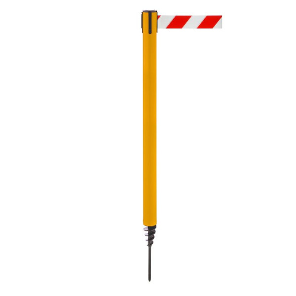 Stein HGS HGS personengeleidingssysteem -P-Line Outside-, geel, rood/wit diagonaal (gearceerd), met riemeindstuk (standaard), 37688-1101