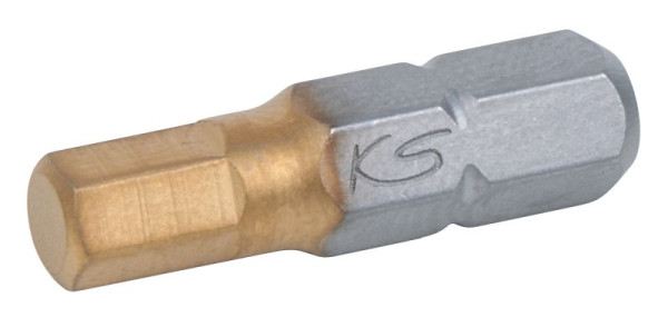 KS Tools 1/4" TIN-bit-binnenzeskant, 25 mm, 2 mm, 5 stuks, 911.3665