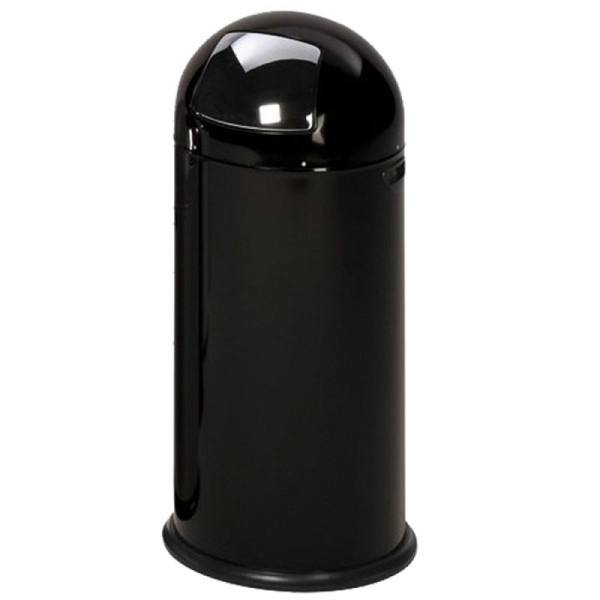 Stone HGS afvalbak -Cubo Tadeo-, zonder voetpedaal/zilver, inhoud: 52 liter, 16439