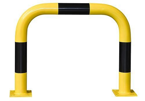 DENIOS Rammschutzbügel R 7.6, zur Innenaufstellung, 750 x 600 mm, 145172