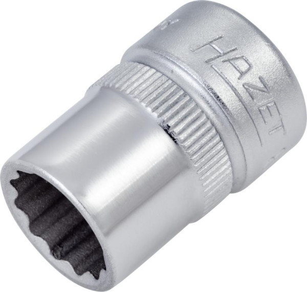 Hazet dop, bi-hex, hol vierkant 10 mm (3/8"), 11 mm, gekarteld, 880Z-11