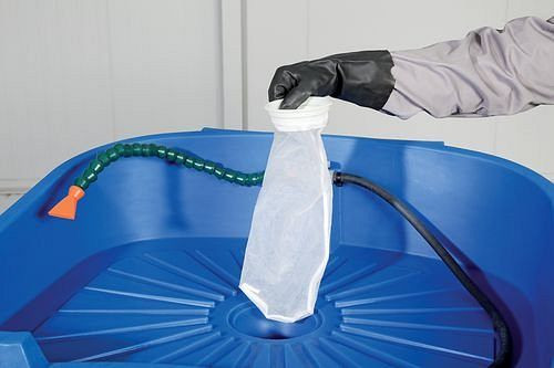 DENIOS filterzak voor zwembadafvoer, nylon, 50 µm, voor diverse bio.x schoonmaaktafels, 192-772