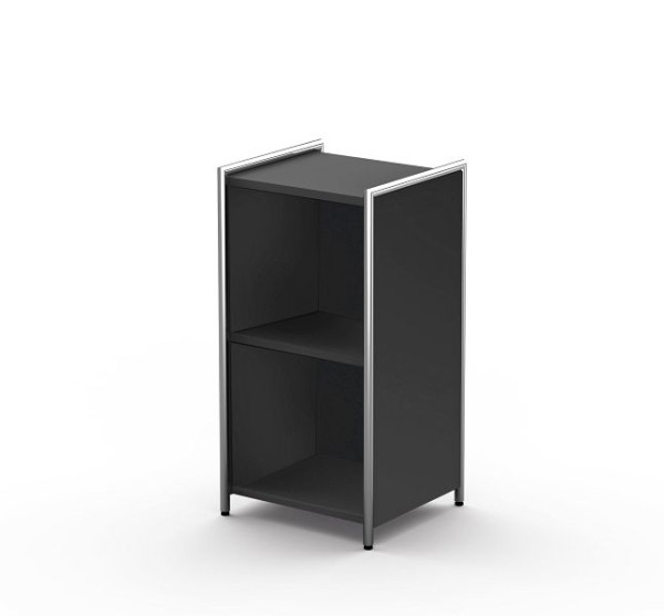 Kerkmann dressoir, voor 2 OH, Artline, B 410 x D 380 x H 780 mm, antraciet, 13734413
