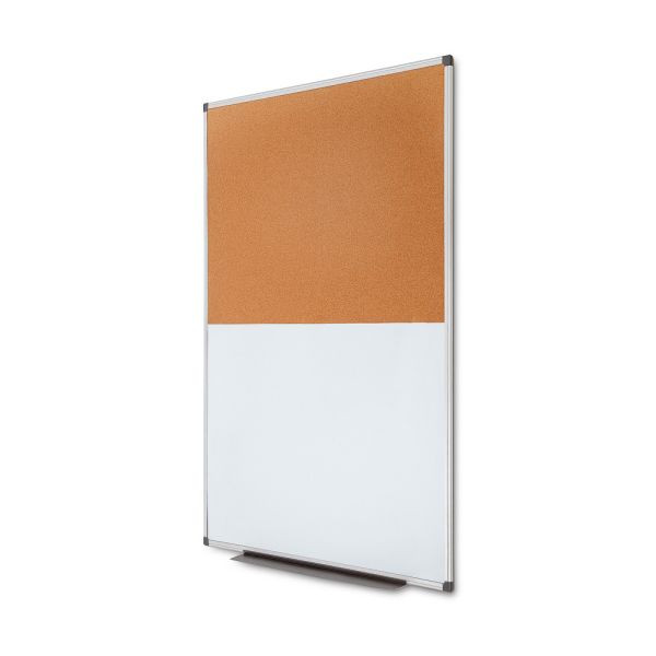 Showdown Displays combinatiebord - whiteboard aluminium/kurk 90 x 120 cm, WBC900x1200