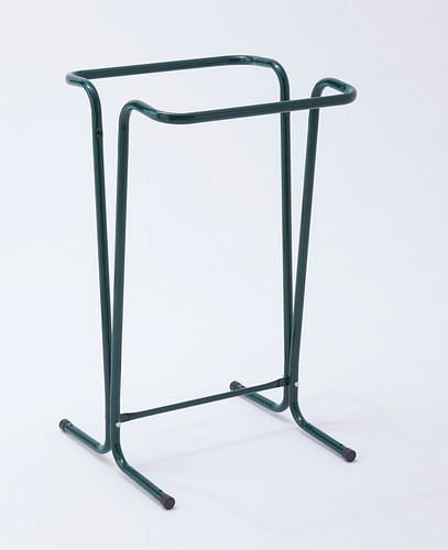 DENIOS afvalzakhouder 120 liter, staand apparaat, groen, 265-625