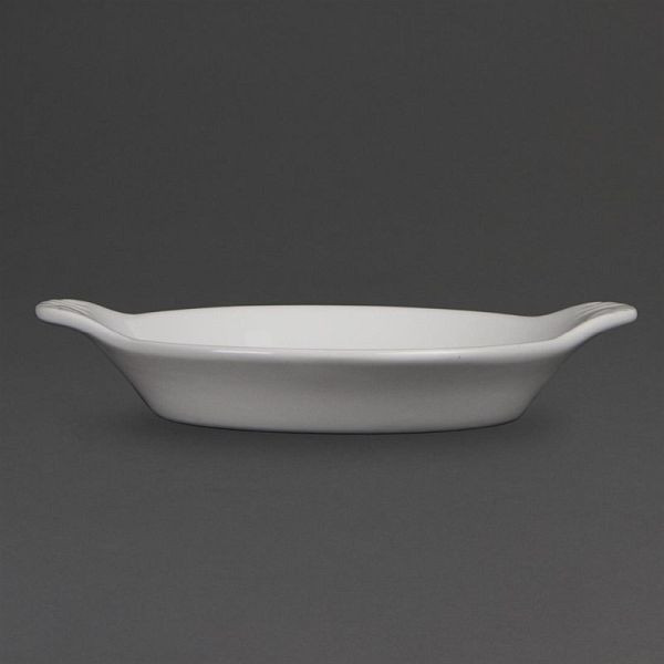 Olympia Whiteware ronde gratinschalen wit 17 x 14cm, VE: 6 stuks, B439
