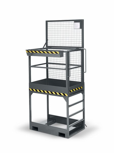 RR Industrietechnik werkmand type RAK-Hoog RAL 7005, 120000037