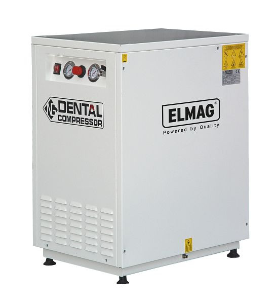 ELMAG tandheelkundige compressor 350/8/30W-SILENT, EXTREME SD 30L 2, 00CV, inclusief adsorptiedroger, 21115