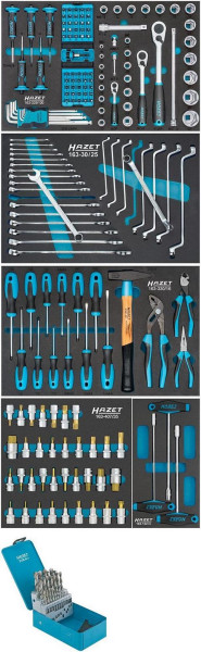 Hazet gereedschap assortiment, aantal gereedschappen: 40, 0-178N/204
