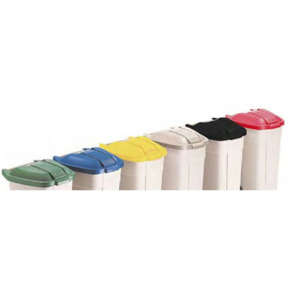 Stone HGS deksel voor rolcontainer -Scheiding- Rubbermaid, groen/polypropyleen, 12329
