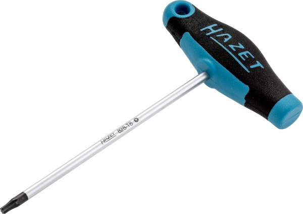 Hazet schroevendraaier, met T-greep, Inside TORX® profiel, T8, 828-T8