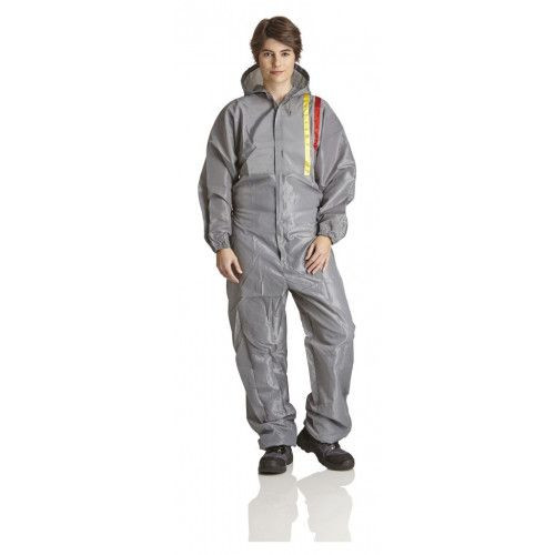 DS SafetyWear herbruikbare verfoverall, capuchon, grijs, maat S, VE: 15 stuks, LO-S