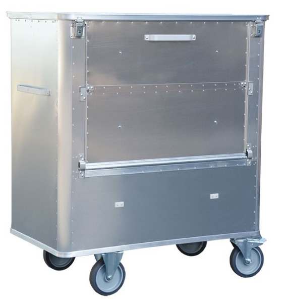 Gmöhling transportwagen met gedeeld deksel en opklapbare 3 gedeelde langswand G®-TRANS D 1539 / 1050 SCU, 1050 l, 020153914