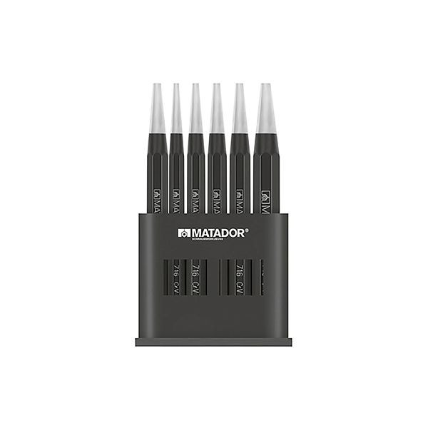 MATADOR ponsset, 6 stuks, 3 - 10 mm, 0716 9060