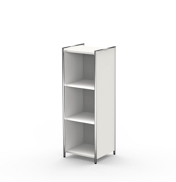 Kerkmann dressoir/ruimteverdeler voor 3 OH, Artline, B 410 x D 380 x H 1150 mm, wit, 13740510