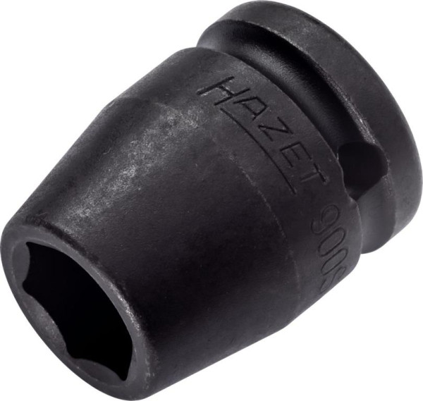 Hazet impact, machine schroevendraaierdop, zeskant, hol vierkant 12,5 mm, buitenzeskant trekprofiel, 15 mm, 900S-15