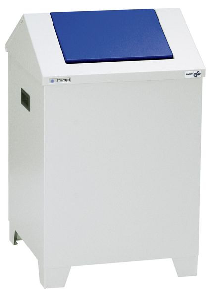 stumpf afvalscheiding PWK, RAL 7035/5010, 73 liter, 5101002
