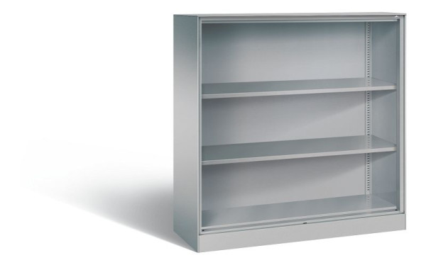 C+P bureauplank Asisto, H1310xB1200xD435mm, kleur: wit aluminium, 3 niveaus, 140031-000 S10032