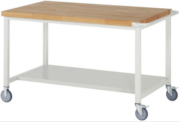 RAU verrijdbare werkbank serie 8000, met legbord, 1500x880x900 mm, 05-8000-6-159B4S.12
