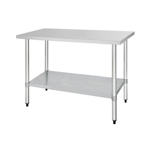 Vogue werktafel met plank 150 x 60cm, T377