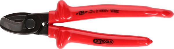 KS Tools 1000V eenhandkabelschaar met veiligheidsoog voor veiligheidslijn, 117.2206
