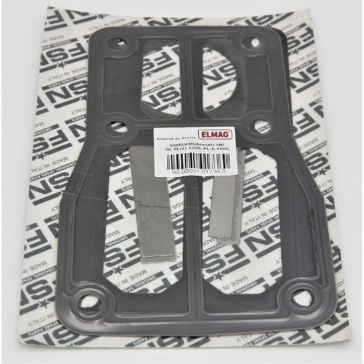 ELMAG klepplaatset inclusief afdichtingen 'KIT H', voor PL(V) 1200, PL-S 1100, PLH(V) 1080 (GS50/K35), 9101736