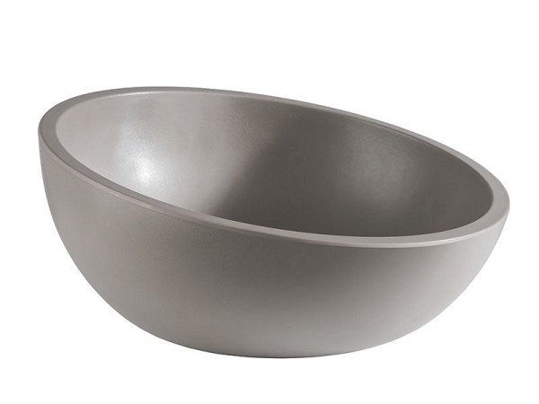 APS schaal -ELEMENT LOOK-, Ø 30 cm, hoogte: 8,5 / 14,5 cm, melamine, 2,3 liter, kleur: betonlook, met antislipvoetjes, 84837