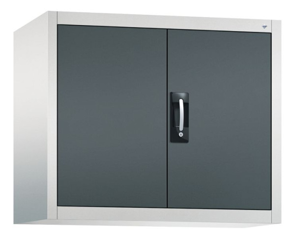C+P bovenkast Acurado, H790xW930xD400mm, kleur: lichtgrijs / antracietgrijs, verzonken handgreep, 9265-009 S10082