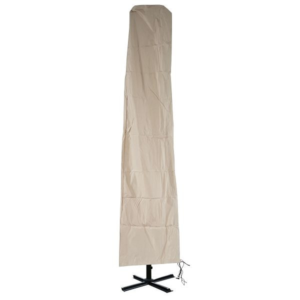 Mendler beschermhoes Meran voor marktparaplu tot 5m, afdekhoes met rits, creme, 34577
