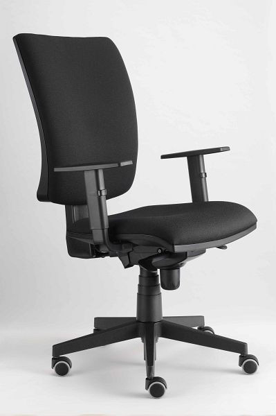 Hammerbacher bureaudraaistoel Solid 1 zwart, hoogte 106-119 cm, zitbreedte 55 cm, VSDS1/D