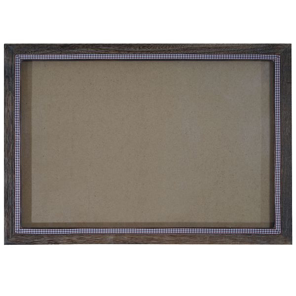 Mendler fotolijst T248, fotolijst houten lijst wandlijst, 36x51cm shabby look landhuis, bruin, 36372