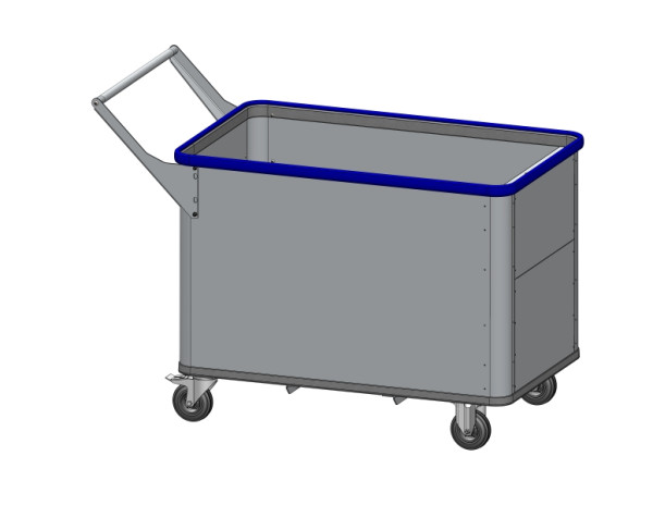 Gmöhling vloerwagen met veren G®-ERGO vario quick grip D 1408 / 350, 1000 x 650 x 580 mm, 222140828