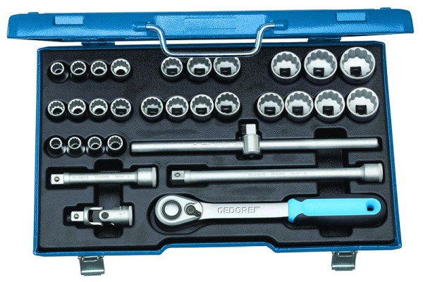 GEDORE dopsleutelset 1/2", inch, 31-delig, 2546043