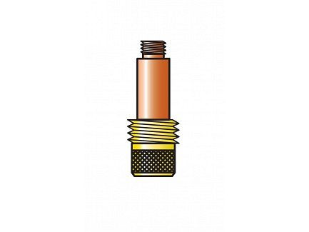 ELMAG klemhulsbehuizing gaslens Ø 2,0 mm voor SR 17-18-26 (TE0006-20), 59412