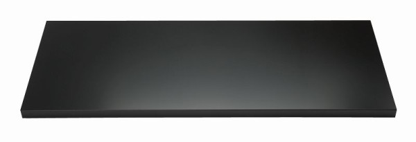 Bisley plank met zijdelingse ophangvoorziening voor universele draaideurkast, zwart, E198P1333