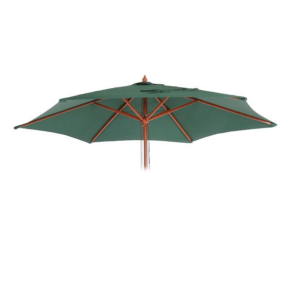 Mendler vervangende hoes voor Florida parasol, parasolhoes vervangende hoes, Ø 3m polyester 6 stutten, olijfgroen, 81651