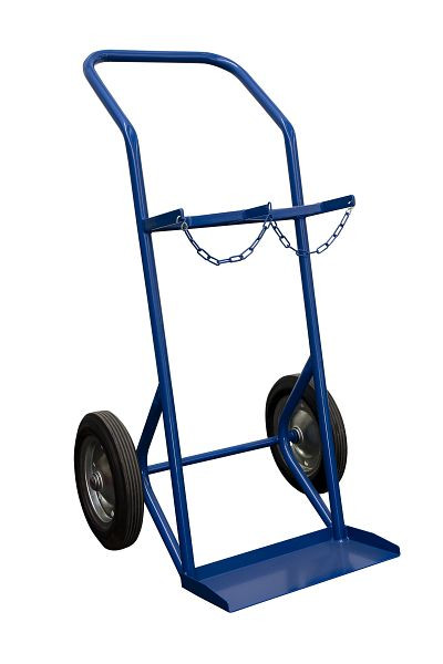 ELMAG stalen flessenwagen voor 2 x 50 l flessen, 55199