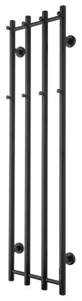 TVS elektrische handdoekradiator ELDO 4, zwart, met timer, 1400 x 345 mm, ELDO4-SO
