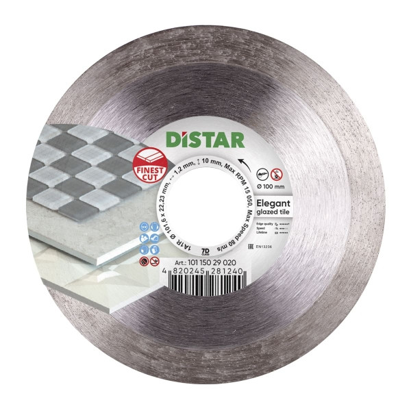 Distar diamantdoorslijpschijf 1A1R 100 Elegant, 10115029020